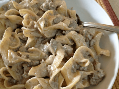 Ground Beef Stroganoff