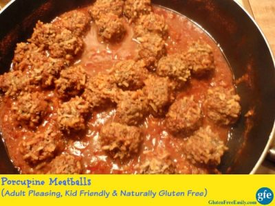 Kid-Friendly Porcupine Meatballs (Gluten Free, Dairy Free, Egg Free)