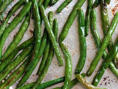 Roasted Parmesan Green Beans