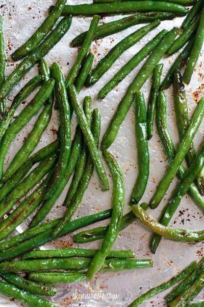 Roasted Parmesan Green Beans