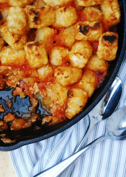 Kid-Friendly Skillet Sloppy Joe Casserole (GF, DF, Egg, Peanut, Tree Nut Free)