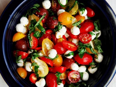 Tomato Basil Mozzarella Salad