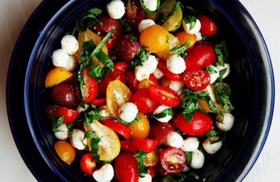 Tomato Basil Mozzarella Salad