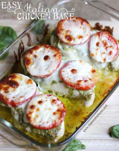 {Easy Dinner Recipe} Italian Chicken Bake