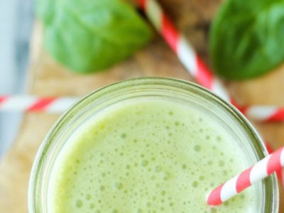 Green Smoothie With Peanut Butter and Banana