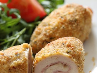 Skinny Chicken Cordon Bleu