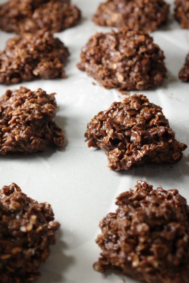 Chocolate Oatmeal No Bake Cookies