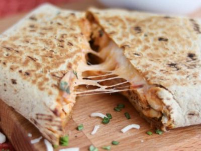 Easy Chicken Parmesan Wraps
