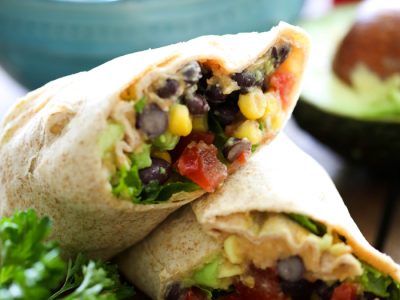 Southwest Hummus Wraps