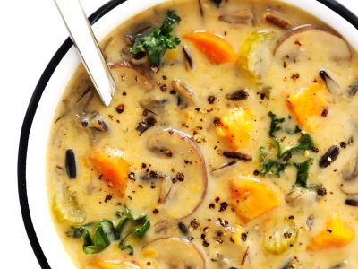 Cozy Autumn Wild Rice Soup