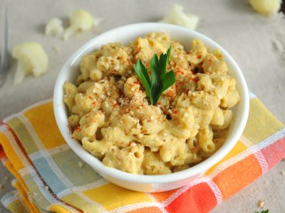 Vegan Cauliflower Mac & Cheese