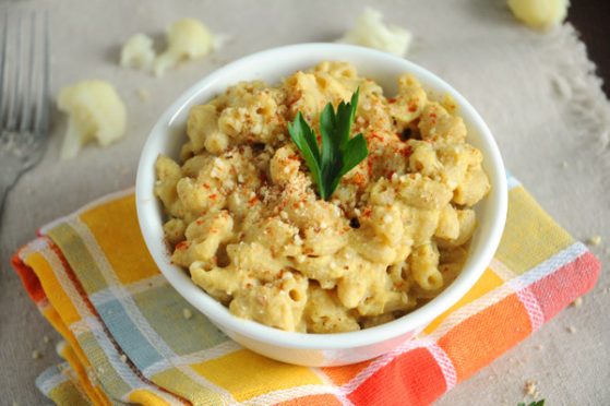 Vegan Cauliflower Mac & Cheese