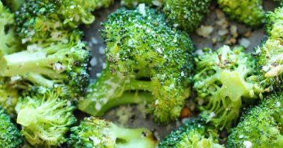 Garlic Parmesan Roasted Broccoli