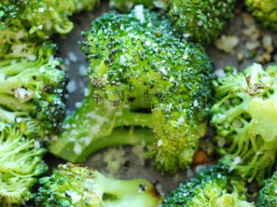 Garlic Parmesan Roasted Broccoli