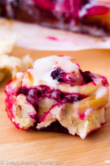 Raspberry Swirl Sweet Rolls