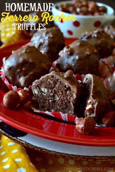 Easy Homemade Ferrero Rocher Truffles