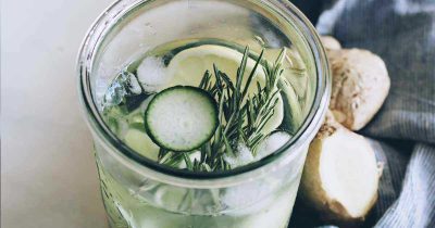 Superfood Flat Belly Cucumber Detox Water to Curb Cravings