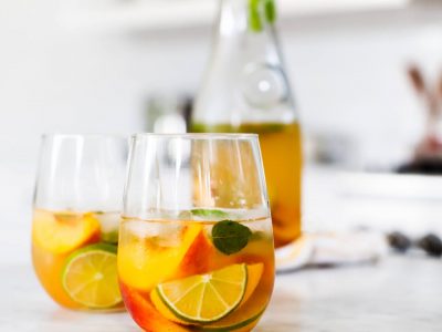 Ginger Peach Sangria