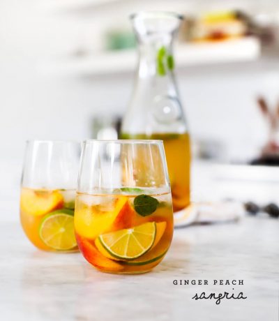 Ginger Peach Sangria