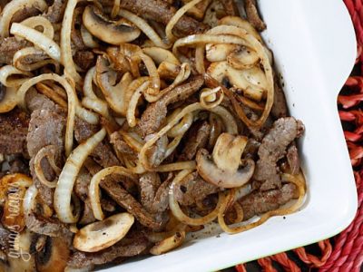 Quick Skillet Steak with Onions and Mushrooms