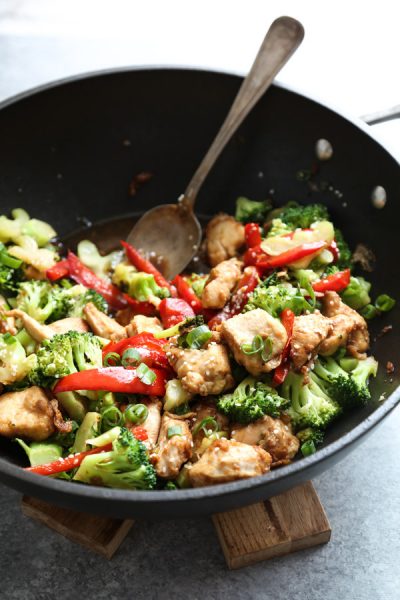 Healthy Sesame Chicken with Broccoli