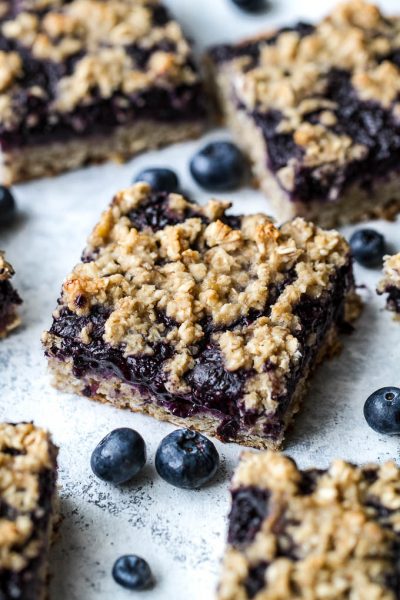 Blueberry Banana Oat Bars