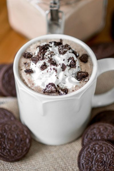 Cookies and Cream Hot Chocolate