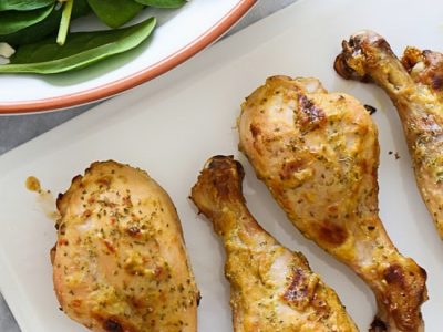 Baked Chicken with Dijon and Lime