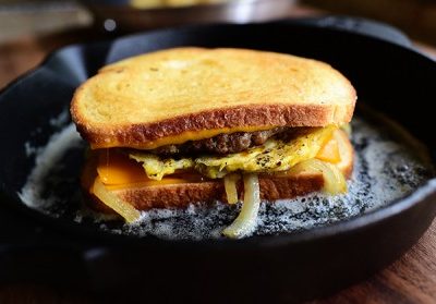 Breakfast Patty Melt