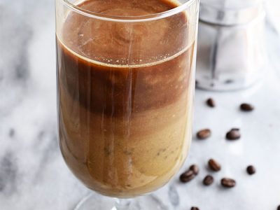 Coffee, Avocado and Banana Smoothie – perfect pre or post workout drink