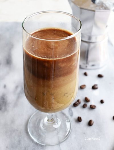 Coffee, Avocado and Banana Smoothie – perfect pre or post workout drink