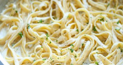 One Pot Garlic Parmesan Pasta