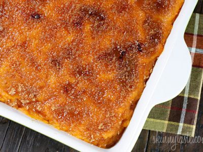 Mashed Sweet Potatoes Brulee