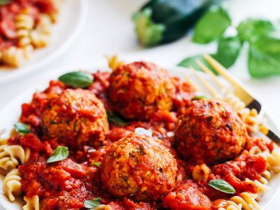 Vegan Zucchini ‘Meatballs’