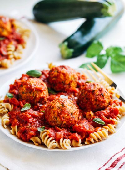 Vegan Zucchini ‘Meatballs’