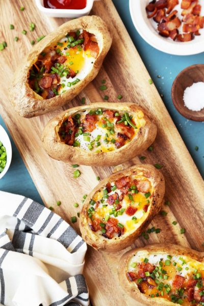 Breakfast Baked Potatoes