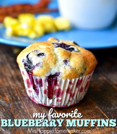 My Favorite Blueberry Muffins