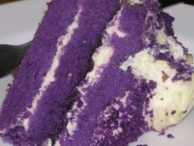 Ube-Macapuno Cake
