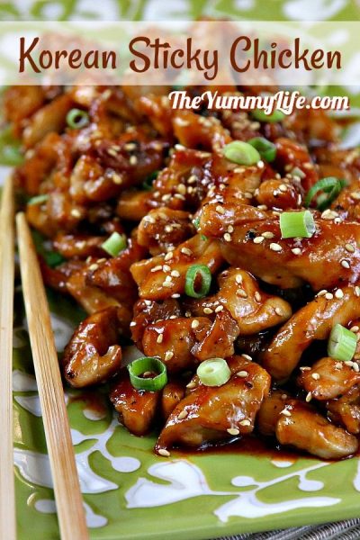 Korean Sticky Chicken