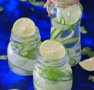 Cucumber Lemon And Mint Water