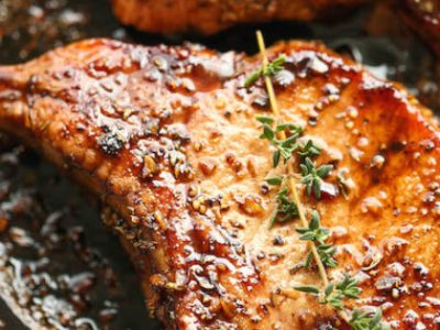 Easy Pork Chops With Sweet and Sour Glaze