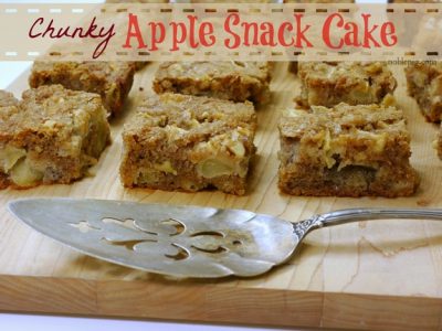 Chunky Apple Snack Cake