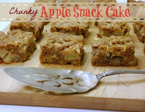 Chunky Apple Snack Cake