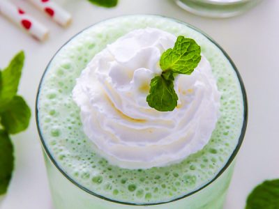 Homemade Shamrock Shakes