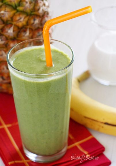 Skinny Green Tropical Smoothie