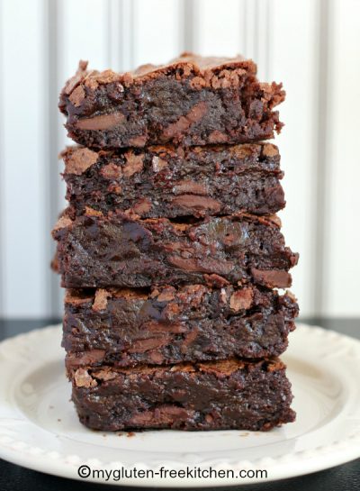 Best Ever Chewy Fudgy Gluten-free Brownies