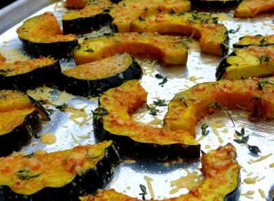 Parmesan-Roasted Acorn Squash