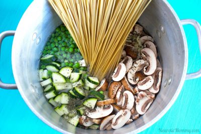 One Pot Vegan Mushroom Pasta