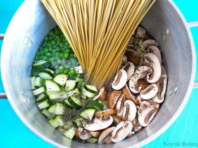 One Pot Vegan Mushroom Pasta