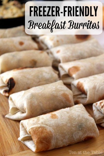 Perfect Breakfast Burritos {Freezer-Friendly}